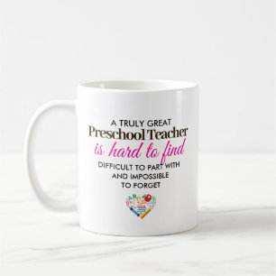 Taza De Café Un Verdaderamente Gran Maestro de Preescolar – Nom