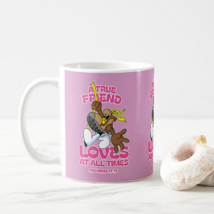 Taza De Café Un verdadero amigo ama en todo momento