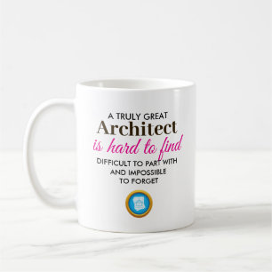 Taza De Café Un verdadero gran arquitecto - Nombre personalizad