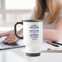 Taza De Café Un verdadero gran jefe azul real personalizado