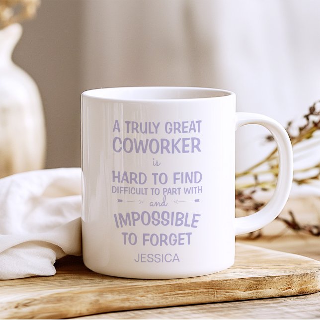 Taza De Café Un verdadero gran trabajador con nombre (Subido por el creador)