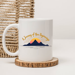 Taza De Café Un viaje de nuevo inicio de Sunrise Mug