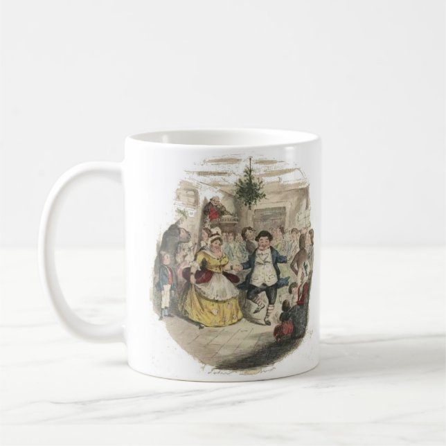Taza De Café Un villancico del navidad por Dickens con el (Izquierda)