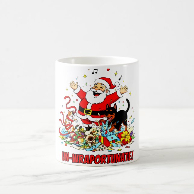 Taza De Café Un-wraportunate: Santa’s Gift Unleashed (Centro)