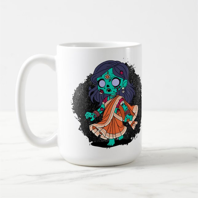 Taza De Café Un zombi indio lindo (Izquierda)