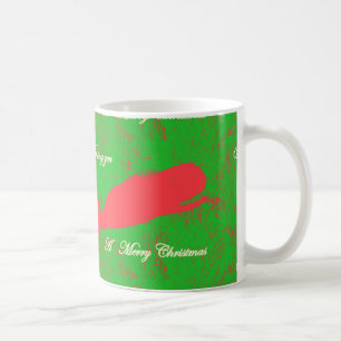 Taza De Café Una alegre navidad de café de ballena