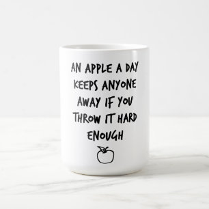 Taza De Café Una Apple al día