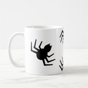 Taza De Café Una araña negra Mug