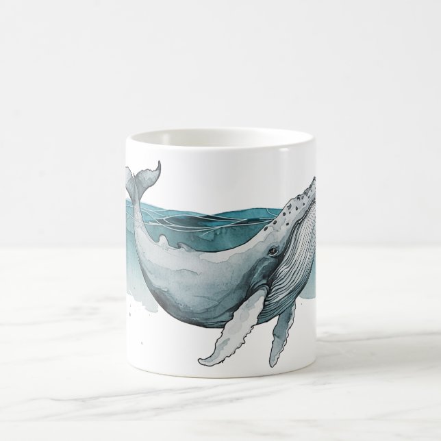 Taza De Café Una ballena enorme (Centro)