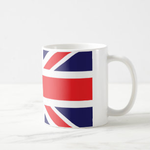 Taza De Café Una bandera de Union Jack.