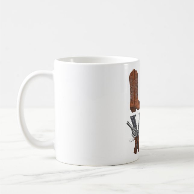 Taza De Café Una bota de vaquero (Izquierda)