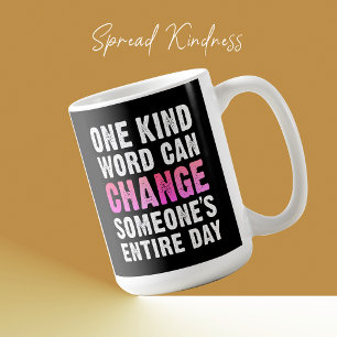 Taza De Café Una buena palabra puede cambiar la inspiración del