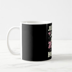 Taza De Café Una chica que ama el hockey amante jugadora chicas