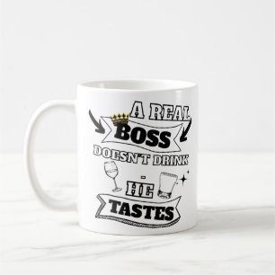 Taza De Café Una cita real del jefe