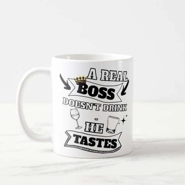 Taza De Café Una cita real del jefe (Izquierda)