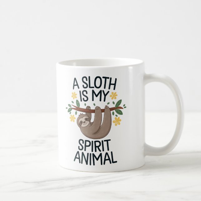 Taza De Café "Una consigna es mi animal espiritual (Derecha)