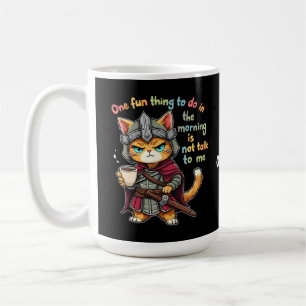 Taza De Café Una cosa divertida que hacer por la mañana no habl