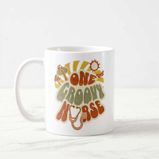Taza De Café Una enfermera Groovy (Izquierda)