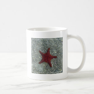 Taza De Café Una estrella de mar roja el las Islas Galápagos