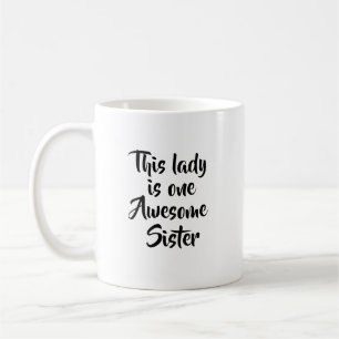 Taza De Café Una Hermana Increíble Divertida