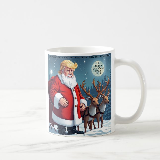 Taza De Café Una historia de Navidades Trump (Derecha)