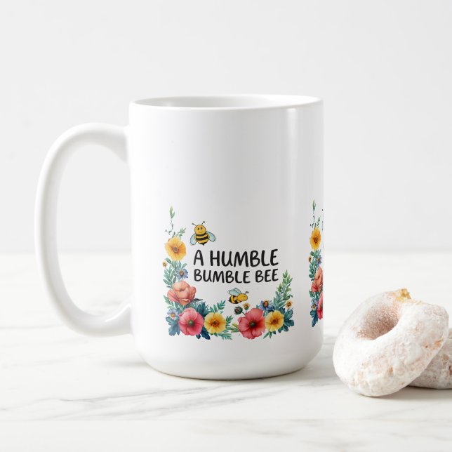 Taza De Café Una Humilde Abeja Bombón  (Con donut)