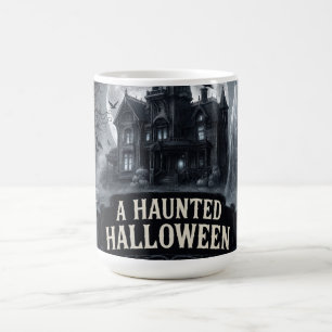 Taza De Café Una ilustración gótica vintage de Halloween embruj