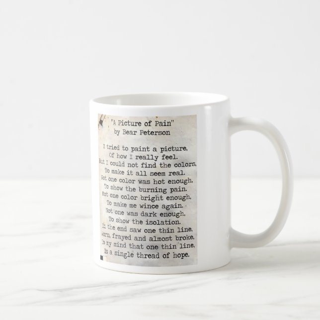 Taza De Café Una imagen del dolor (Derecha)
