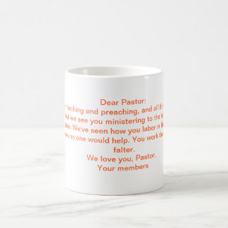 Taza De Café Una letra al pastor
