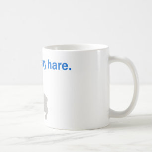 Taza De Café Una liebre del gris de Litte