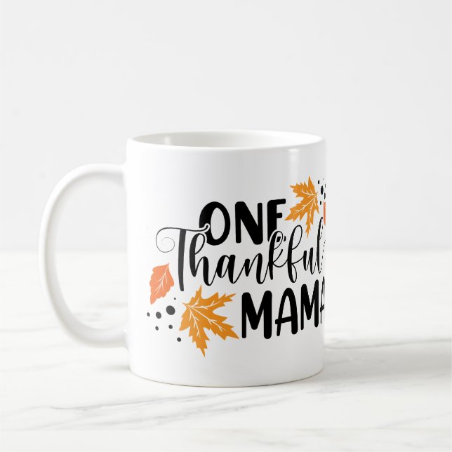 Taza De Café Una mamá agradecida personalizada (Izquierda)