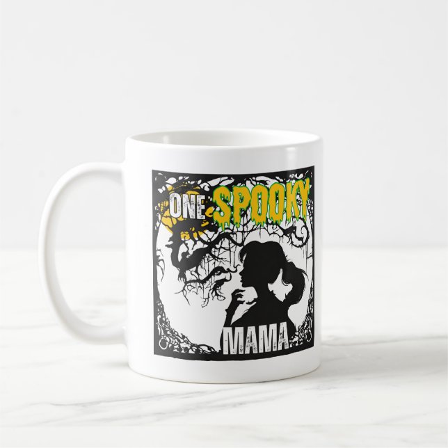 Taza De Café Una mamá fantasmal.b (Izquierda)