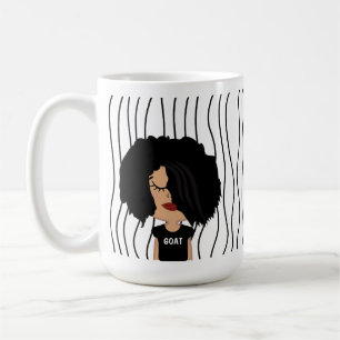 Taza De Café Una Maravillosa Mujer Tiró Mug. ¡Elige Tu Mirada!