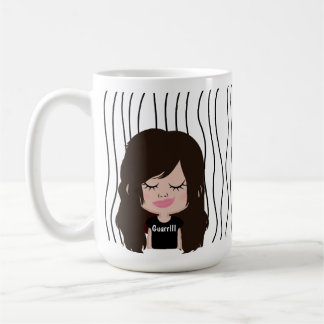 Taza De Café Una Maravillosa Mujer Tiró Mug. ¡Elige Tu Mirada!
