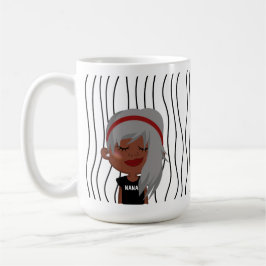 Taza De Café Una Maravillosa Mujer Tiró Mug. ¡Elige Tu Mirada!