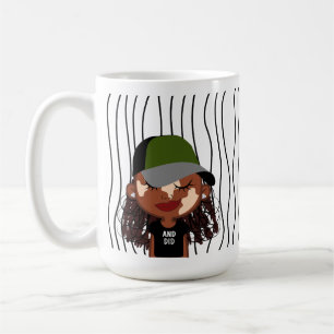 Taza De Café Una Maravillosa Mujer Tiró Mug. ¡Elige Tu Mirada!