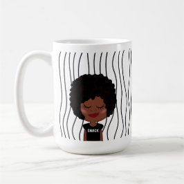 Taza De Café Una Maravillosa Mujer Tiró Mug. ¡Elige Tu Mirada!