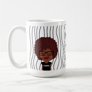 Taza De Café Una Maravillosa Mujer Tiró Mug. ¡Elige Tu Mirada!
