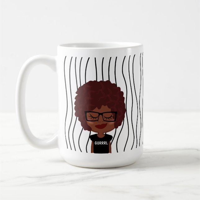 Taza De Café Una Maravillosa Mujer Tiró Mug. ¡Elige Tu Mirada! (Izquierda)