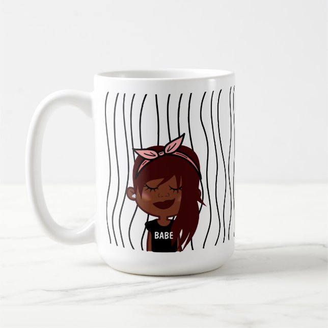 Taza De Café Una Maravillosa Mujer Tiró Mug. ¡Elige Tu Mirada! (Izquierda)