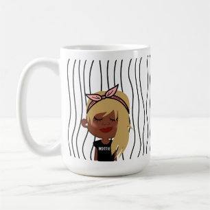 Taza De Café Una Maravillosa Mujer Tiró Mug. ¡Elige Tu Mirada!