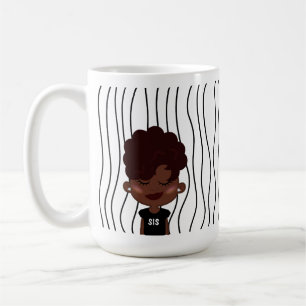 Taza De Café Una Maravillosa Mujer Tiró Mug. ¡Elige Tu Mirada!