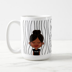 Taza De Café Una Maravillosa Mujer Tiró Mug. ¡Elige Tu Mirada!