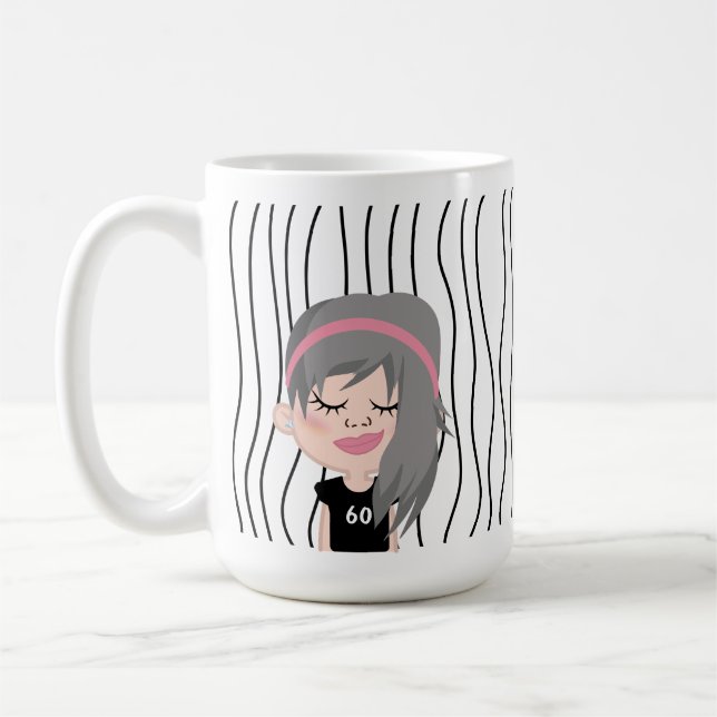 Taza De Café Una Maravillosa Mujer Tiró Mug. ¡Elige Tu Mirada! (Izquierda)