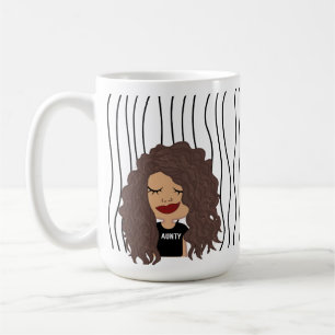 Taza De Café Una Maravillosa Mujer Tiró Mug. ¡Elige Tu Mirada!