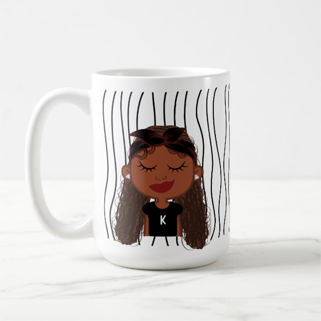 Taza De Café Una Maravillosa Mujer Tiró Mug. ¡Elige Tu Mirada! (Izquierda)