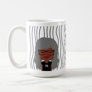 Taza De Café Una Maravillosa Mujer Tiró Mug. ¡Elige Tu Mirada!