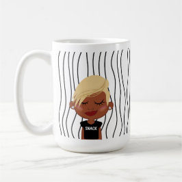 Taza De Café Una Maravillosa Mujer Tiró Mug. ¡Elige Tu Mirada!