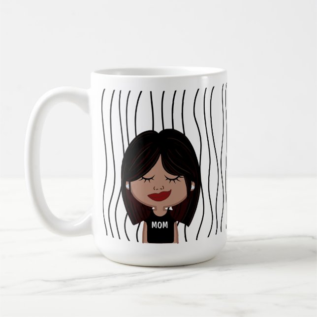 Taza De Café Una Maravillosa Mujer Tiró Mug. ¡Elige Tu Mirada! (Izquierda)