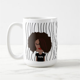 Taza De Café Una Maravillosa Mujer Tiró Mug. ¡Elige Tu Mirada!